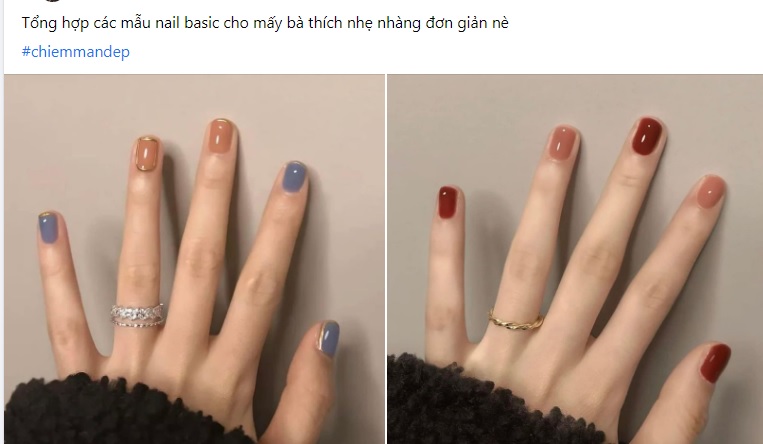 Mẫu stt quảng cáo nail 5 Mẫu stt quảng cáo nail 5