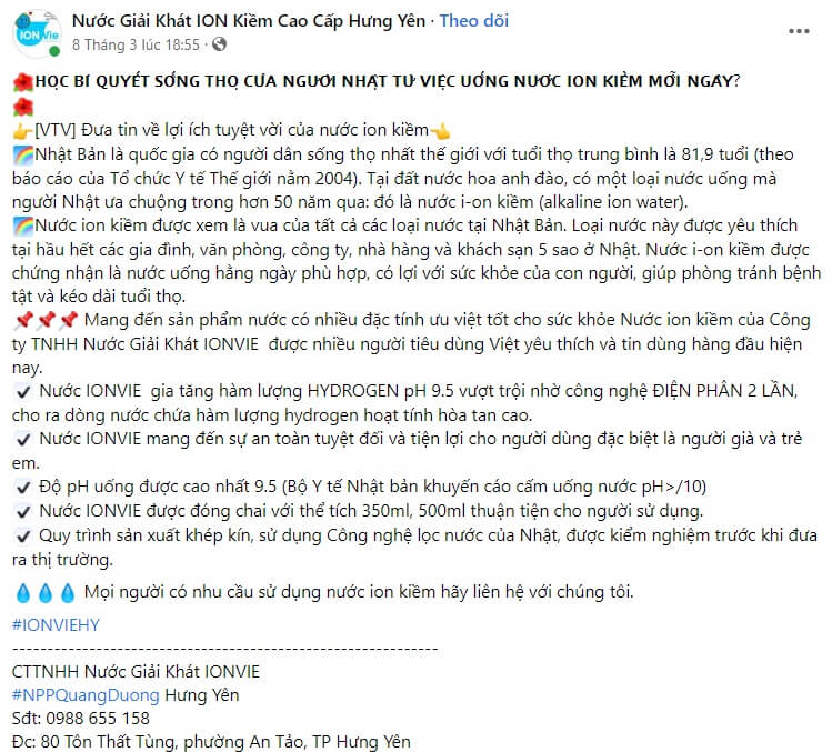 Mẫu content quảng cáo nước giải khát Mẫu content quảng cáo nước giải khát