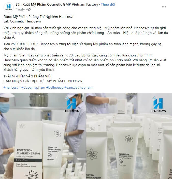 Mẫu content ra mắt sản phẩm mới 3