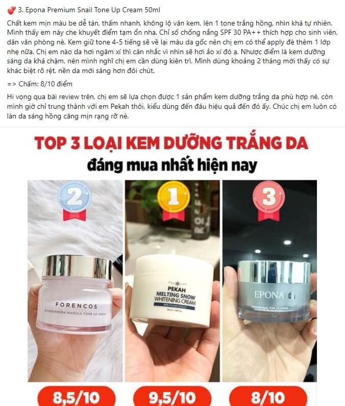 Mẫu content review sản phẩm ngành mỹ phẩm 5 Mẫu content review sản phẩm ngành mỹ phẩm 5