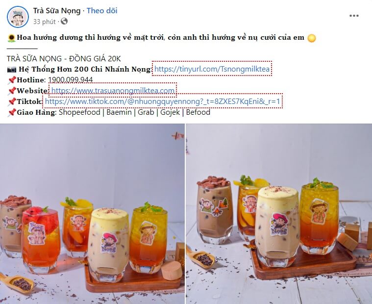 Quảng cáo trà sữa bá đạo 3