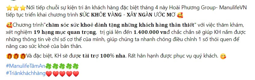 Mẫu content tri ân khách hàng số 3 Mẫu content tri ân khách hàng số 3