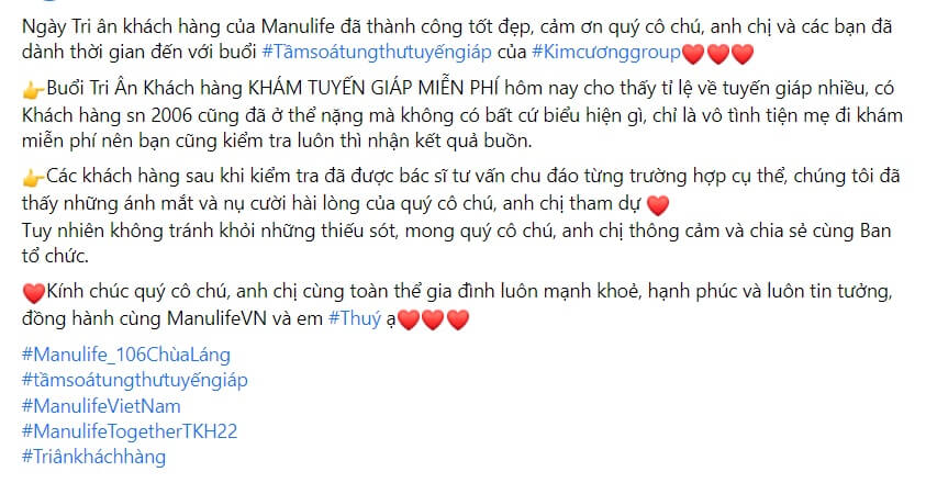 Mẫu content tri ân khách hàng số 7 Mẫu content tri ân khách hàng số 7