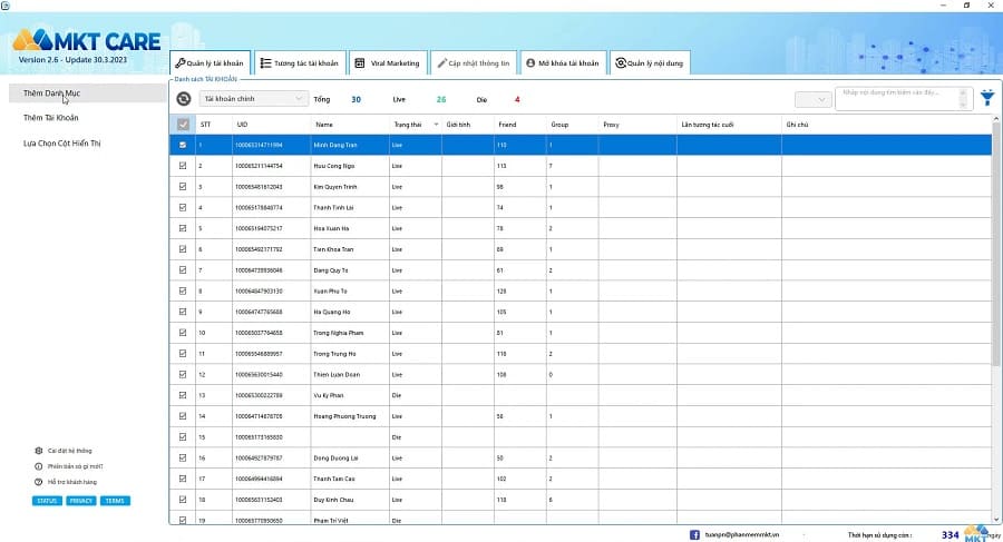 phần mềm seeding facebook miễn phí phần mềm seeding facebook miễn phí