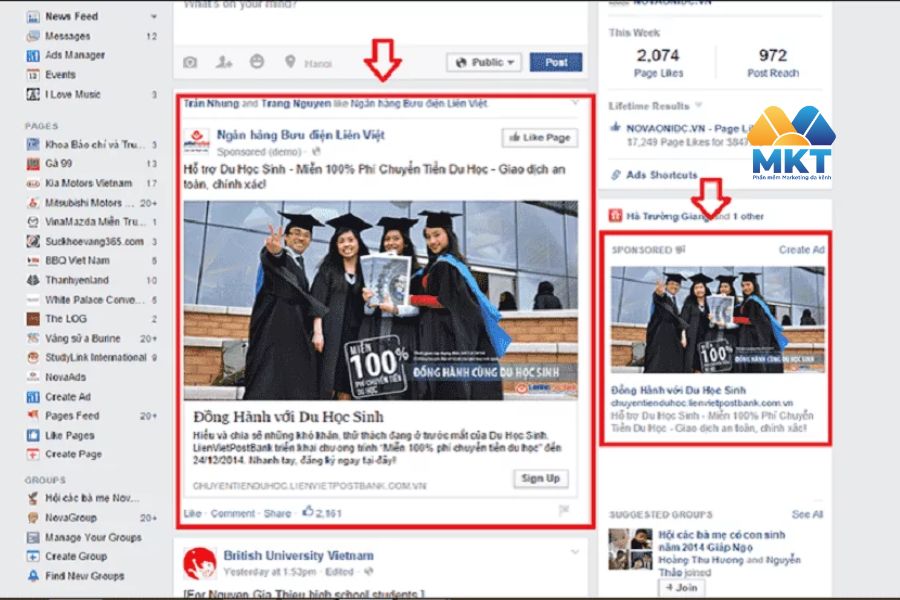 Quảng cáo Page Likes Quảng cáo Page Likes