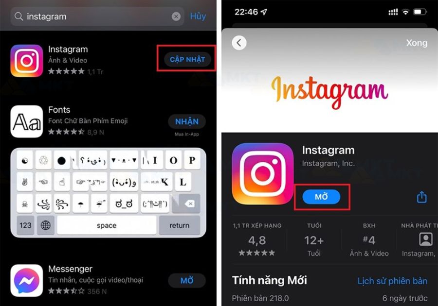 Cập nhật ứng dụng Cập nhật ứng dụng