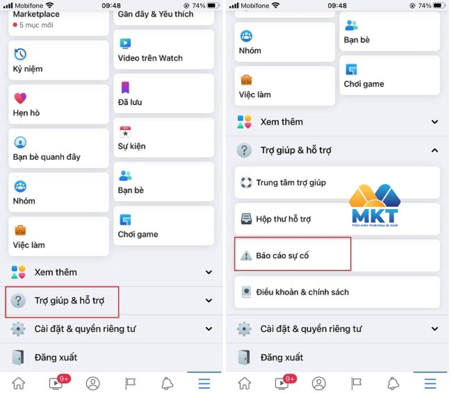 Báo cáo để mở chặn comment Facebook Báo cáo để mở chặn comment Facebook