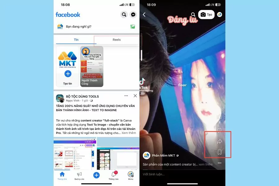 Cách chia sẻ reels lên story Facebook trên điện thoại hiệu quả Cách chia sẻ reels lên story Facebook trên điện thoại