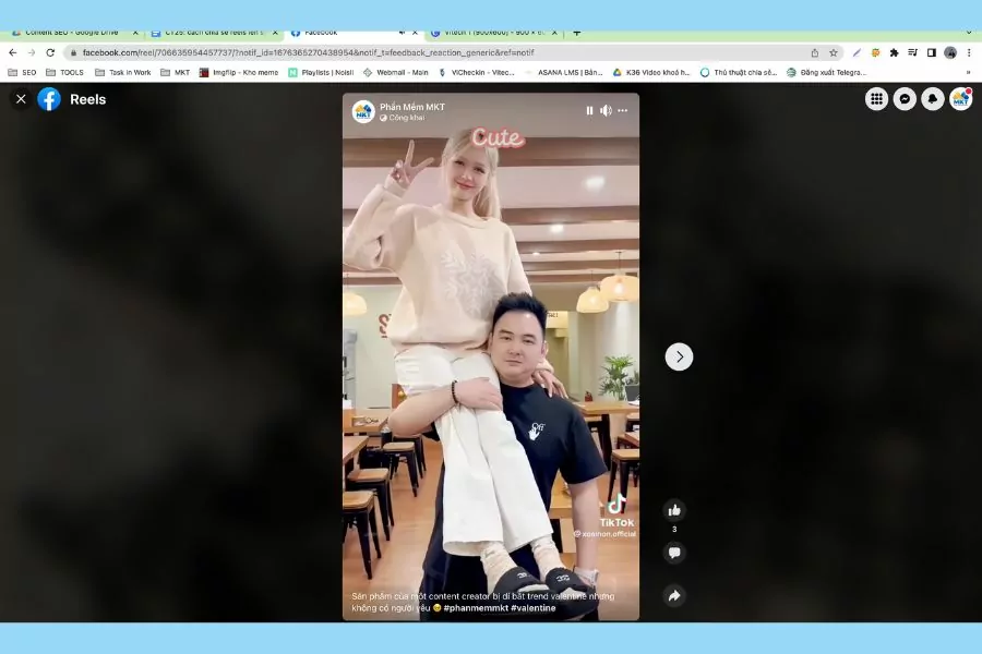 Cách chia sẻ reels lên story Facebook trên máy tính chỉ 3 bước đơn giản Cách chia sẻ reels lên story Facebook trên máy tính chỉ 3 bước