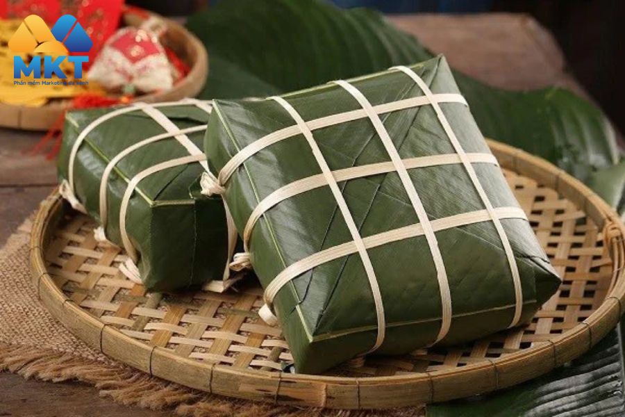 Các mẫu content quảng cáo mùa Tết Kinh doanh các loại bánh chưng, bánh tét và món ăn kèm