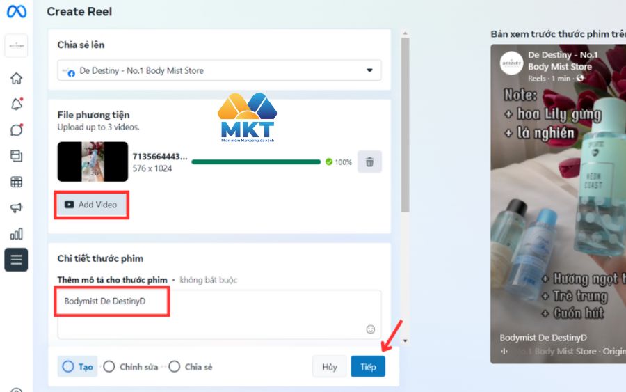 Cách đăng Reels trên Fanpage Facebook bằng máy tính Cách đăng Reels trên Fanpage Facebook bằng máy tính