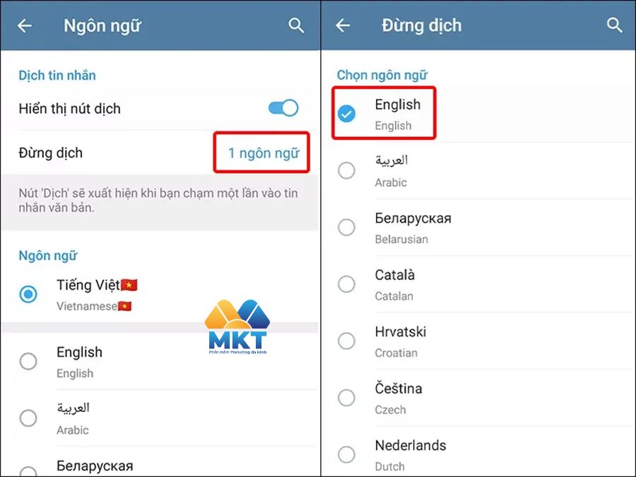 Cách bật tính năng dịch tin nhắn trên Telegram Cách bật tính năng dịch tin nhắn trên Telegram