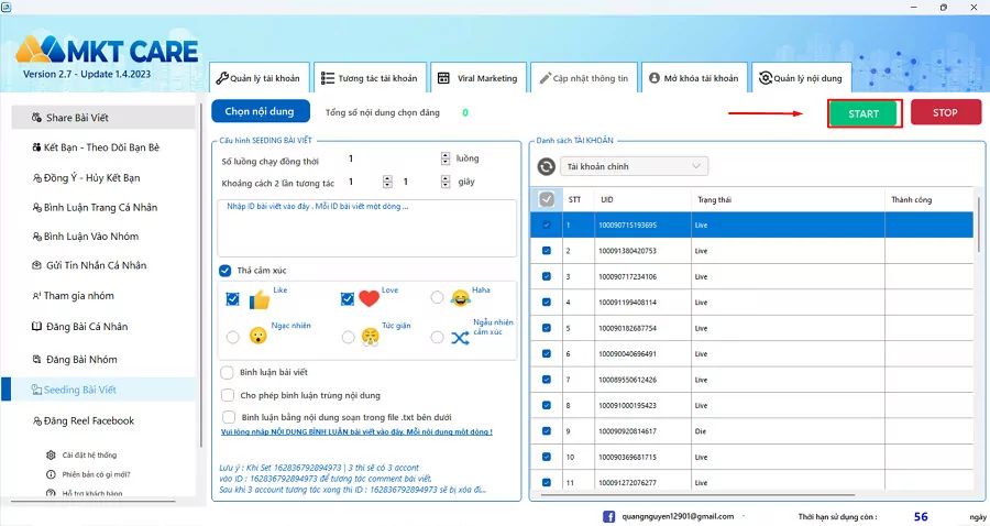 Cách hack like facebook ảnh không tụt bằng MKT Care Cách hack like facebook ảnh không tụt bằng MKT Care