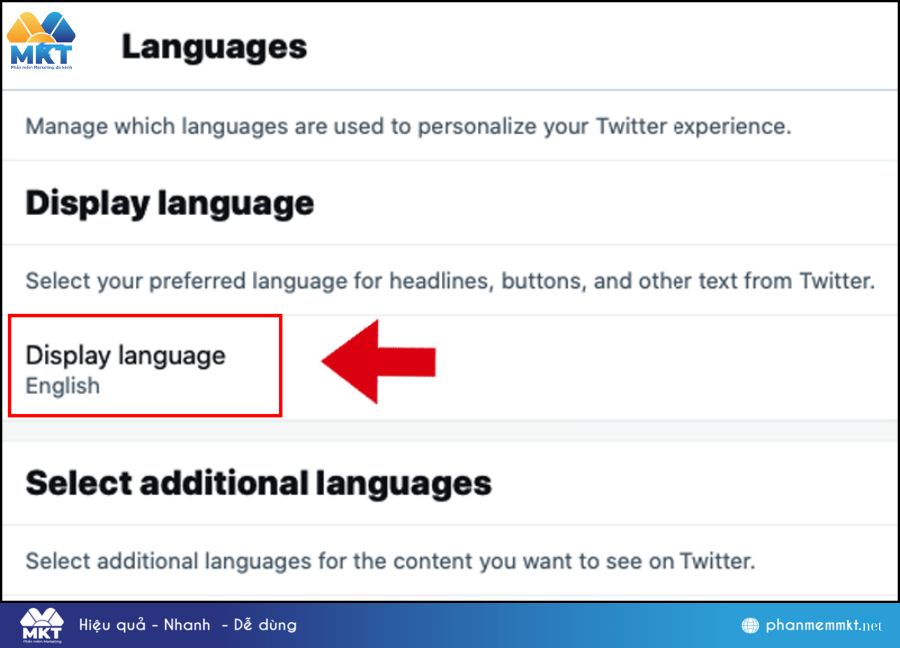 Cách thay đổi ngôn ngữ Twitter trên máy tính Cách thay đổi ngôn ngữ Twitter trên máy tính