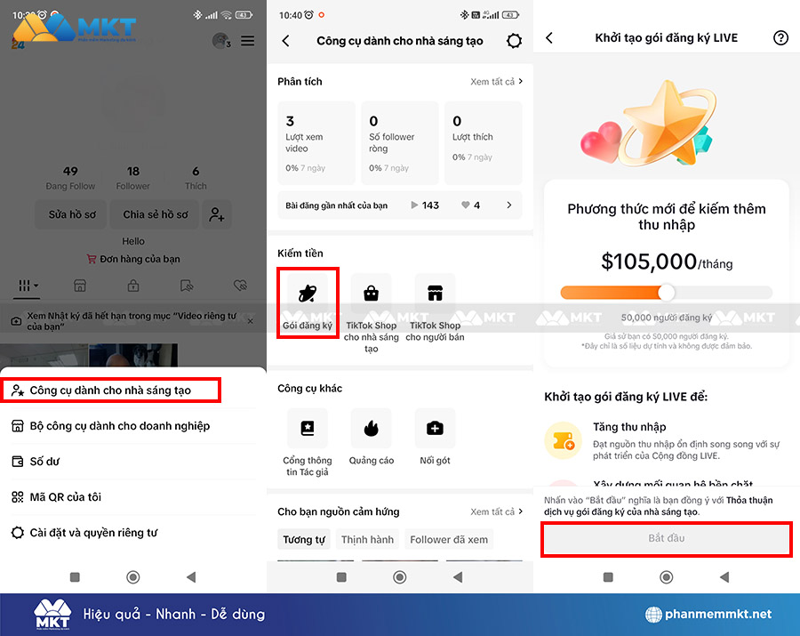 Cách bật quà tặng LIVE trên TikTok Cách bật quà tặng LIVE trên TikTok