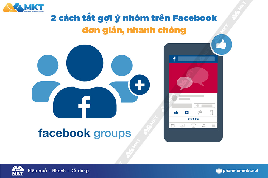 Cách tắt gợi ý nhóm trên Facebook bằng điện thoại, máy tính