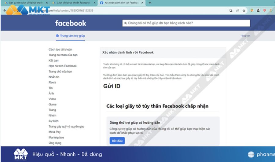 Cách lấy lại tài khoản Facebook bị khóa Cách lấy lại tài khoản Facebook bị khóa