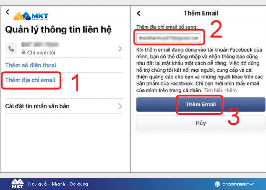 Bấm vào “Thêm địa chỉ email” và nhập email mà bạn muốn gửi mã Bấm vào “Thêm địa chỉ email” và nhập email mà bạn muốn gửi mã