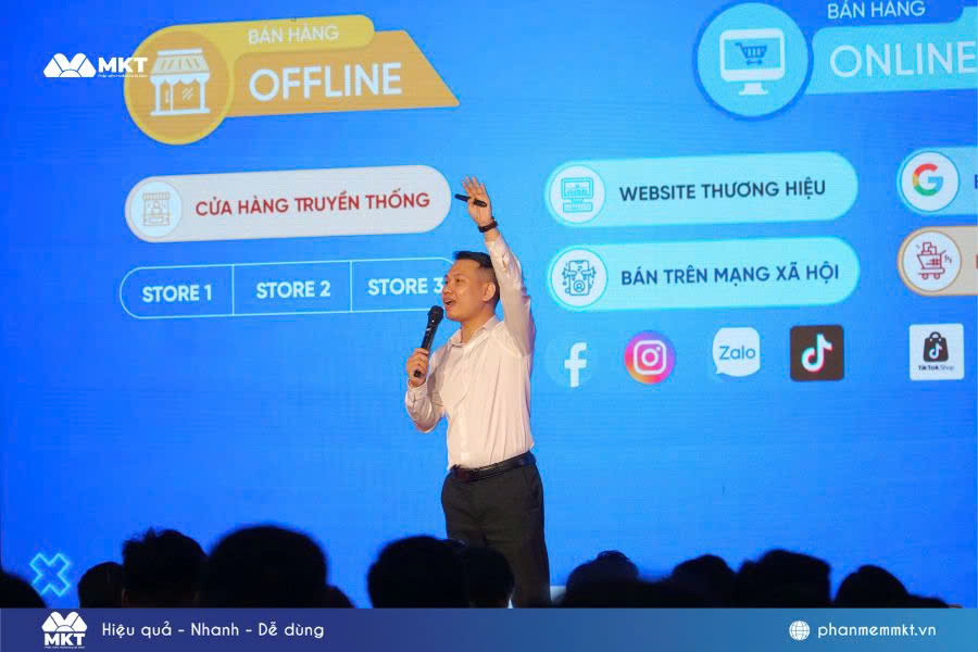 Chuyên gia Đặng Mạnh Dũng chia sẻ chiến lược đa kênh – Sự kiện "Bùng nổ doanh thu 2025"